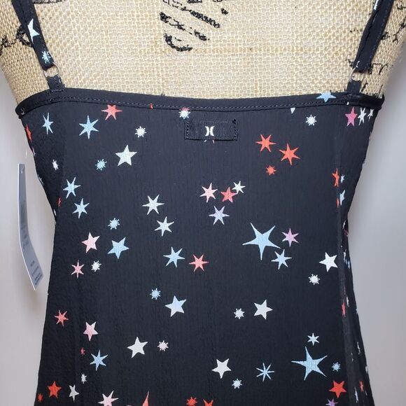 NWT Hurley Cosmic V-Neck Slip Dress Cover-Up Size XS - Picture 5 of 10